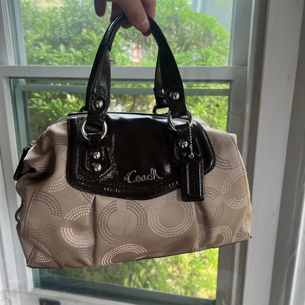 Y2K 2000s Coach Signature Cs Monogram Optic Ashley Shoulder bag / Hand bag